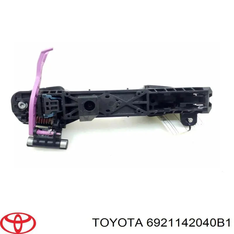 6921142040B1 Toyota Maçaneta externa da porta traseira