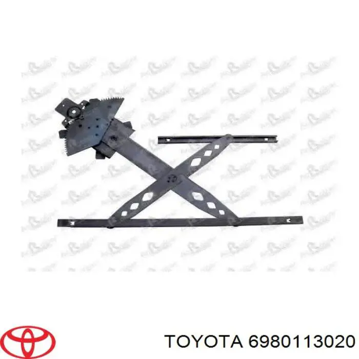 Mecanismo de acionamento de vidro da porta dianteira direita Toyota Corolla VERSO E12J