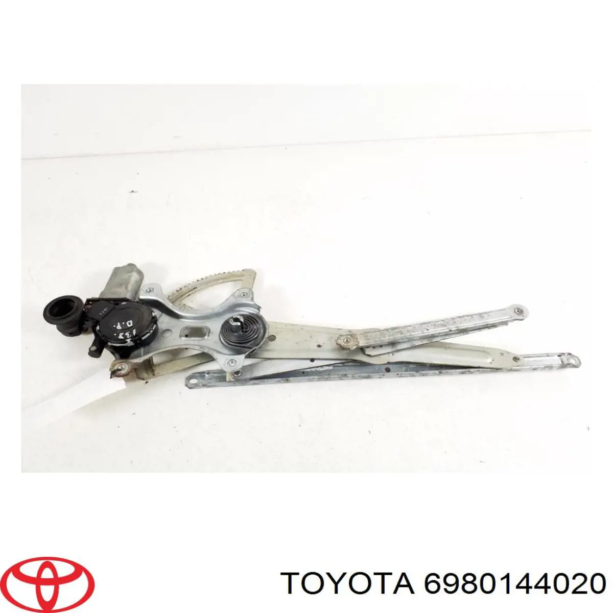 6980144020 Toyota Mecanismo de acionamento de vidro da porta dianteira direita