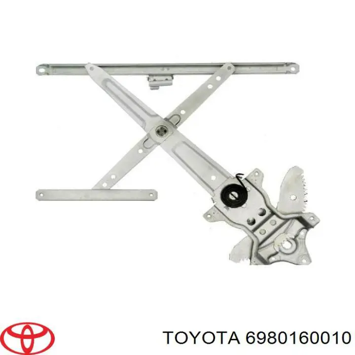 Mecanismo de acionamento de vidro da porta dianteira direita para Toyota Land Cruiser 80 J8