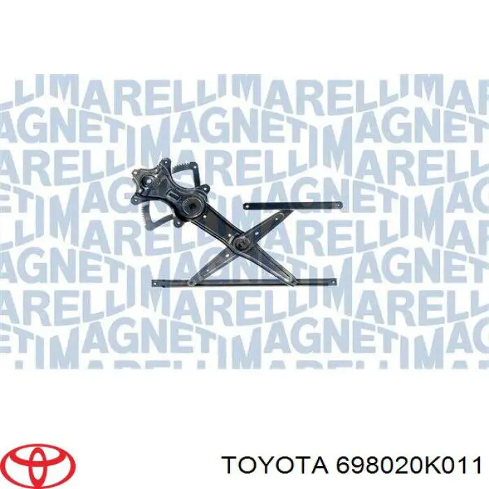 Mecanismo de acionamento de vidro da porta dianteira esquerda Toyota 698020K010 preço, a partir de 95,26 USD