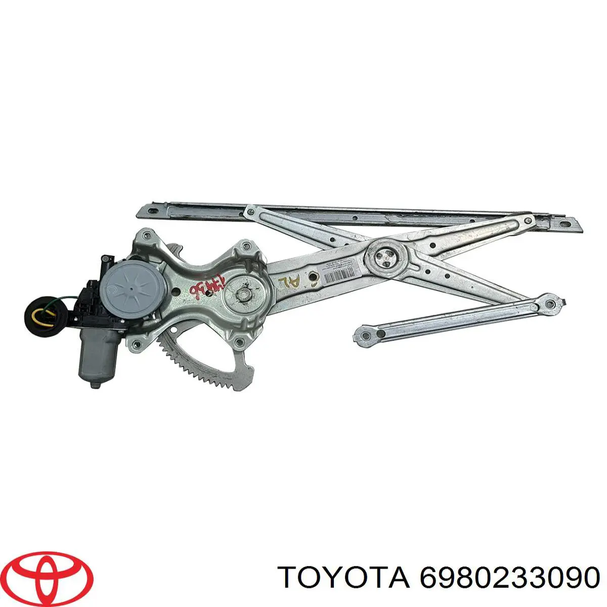 Mecanismo de acionamento de vidro da porta dianteira esquerda Toyota 6980233090 preço, a partir de 67,76 USD