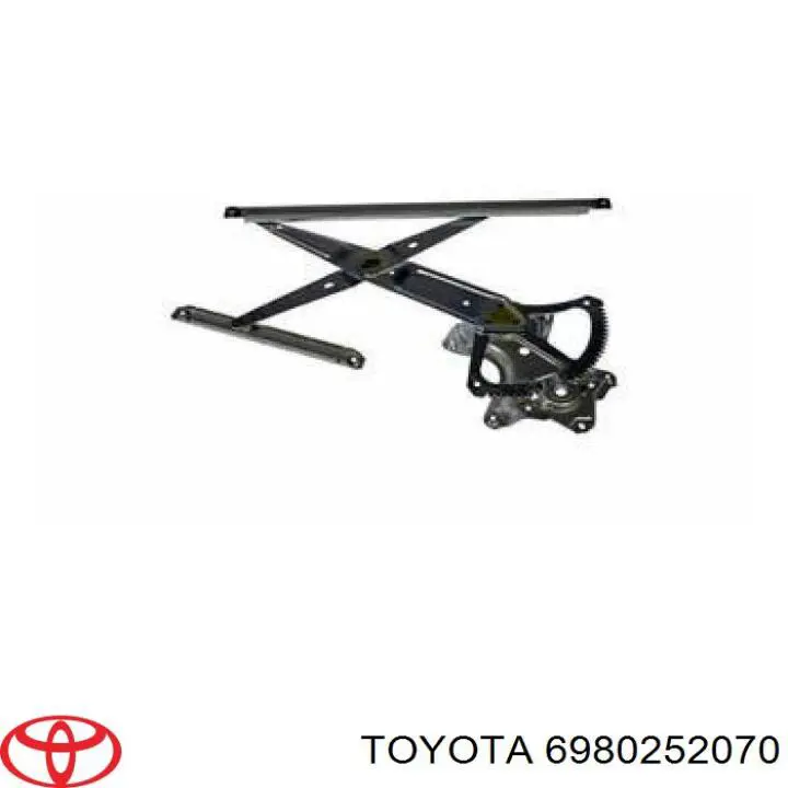 Mecanismo de acionamento de vidro da porta dianteira esquerda Toyota 6980252070 preço, a partir de 57,88 USD