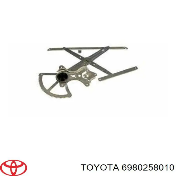 Compre 6980258010 Toyota Mecanismo de acionamento de vidro da porta dianteira esquerda