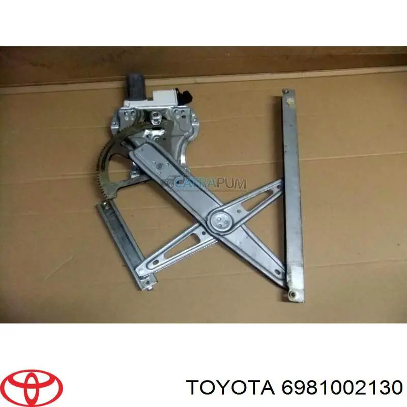 6981002130 Toyota Mecanismo de acionamento de vidro da porta dianteira direita
