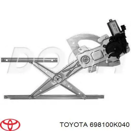 Compre 698100K040 Toyota Mecanismo de acionamento de vidro da porta dianteira direita