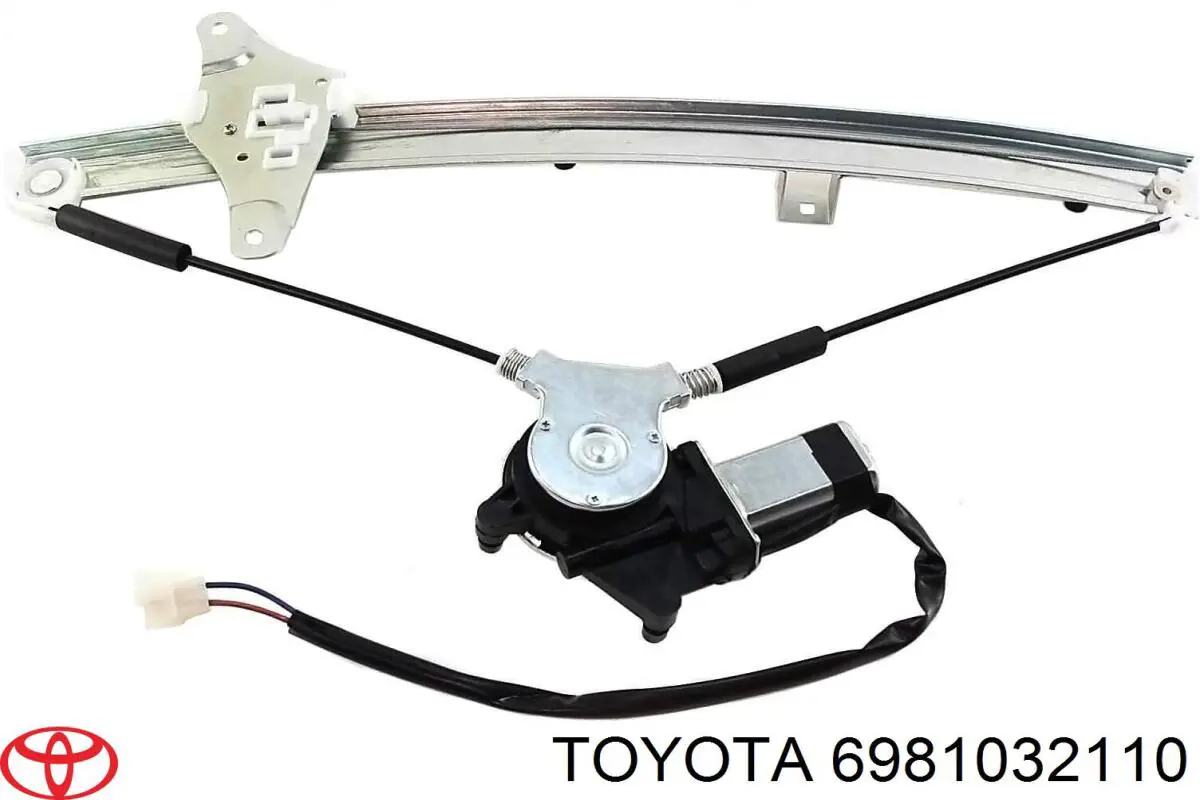 Mecanismo de acionamento de vidro da porta dianteira direita Toyota Camry III V10