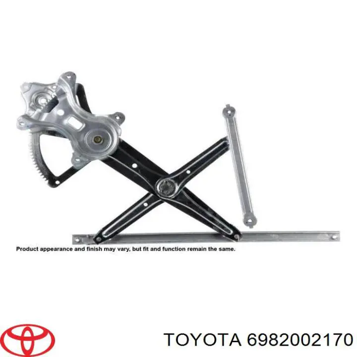 Mecanismo de acionamento de vidro da porta dianteira esquerda Toyota 6980212190 preço, a partir de 57,58 USD