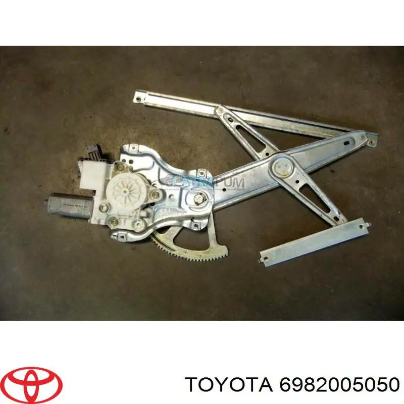 6982005050 Toyota Mecanismo de acionamento de vidro da porta dianteira esquerda
