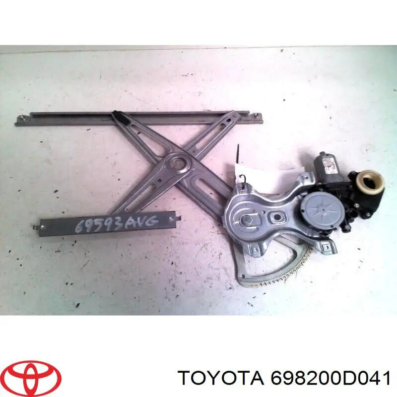 Mecanismo de acionamento de vidro da porta dianteira esquerda Toyota 698200D041 preço, a partir de 59,69 USD