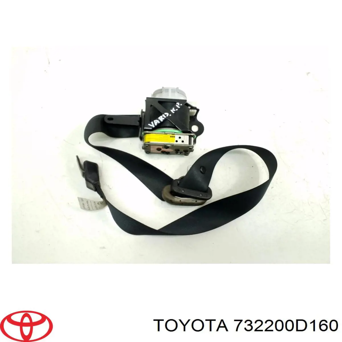 Compre 732200D160 Toyota Correia de segurança dianteira esquerda