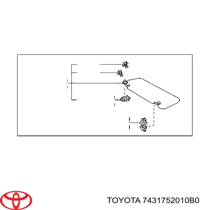  Toyota 7431752010B0 preço, a partir de 13,49 USD