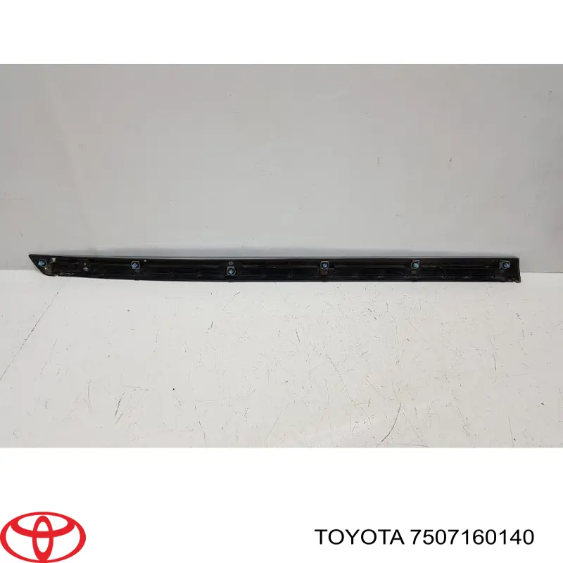 7507160140 Toyota Moldura da porta dianteira direita