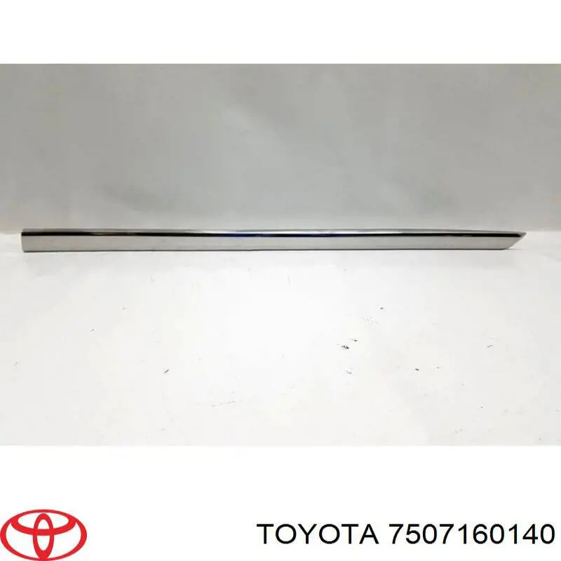 Moldura da porta dianteira direita Toyota 7507160140 preço, a partir de 192,92 USD