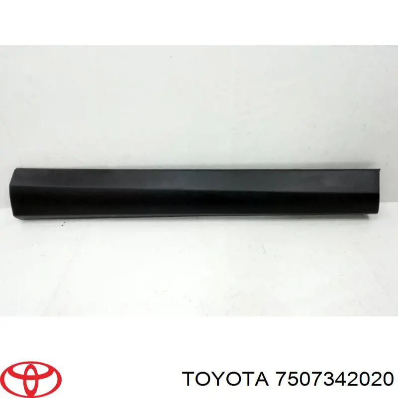 Moldura da porta dianteira direita inferior Toyota 7507342020 preço, a partir de 311,92 USD