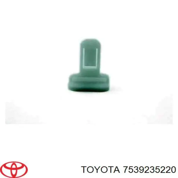 7539235220 Toyota Cápsula (prendedor) de fixação do forro do pára-choque do pára-lama dianteiro