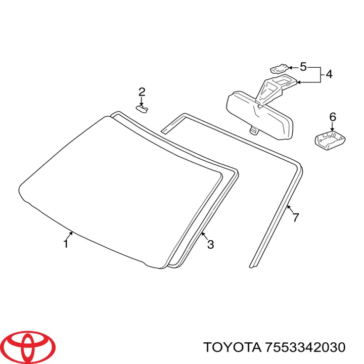  Compactador de pára-brisas Toyota RAV4 I Cabrio SUV (SXA 10) (1997 - 2000) I Cabrio