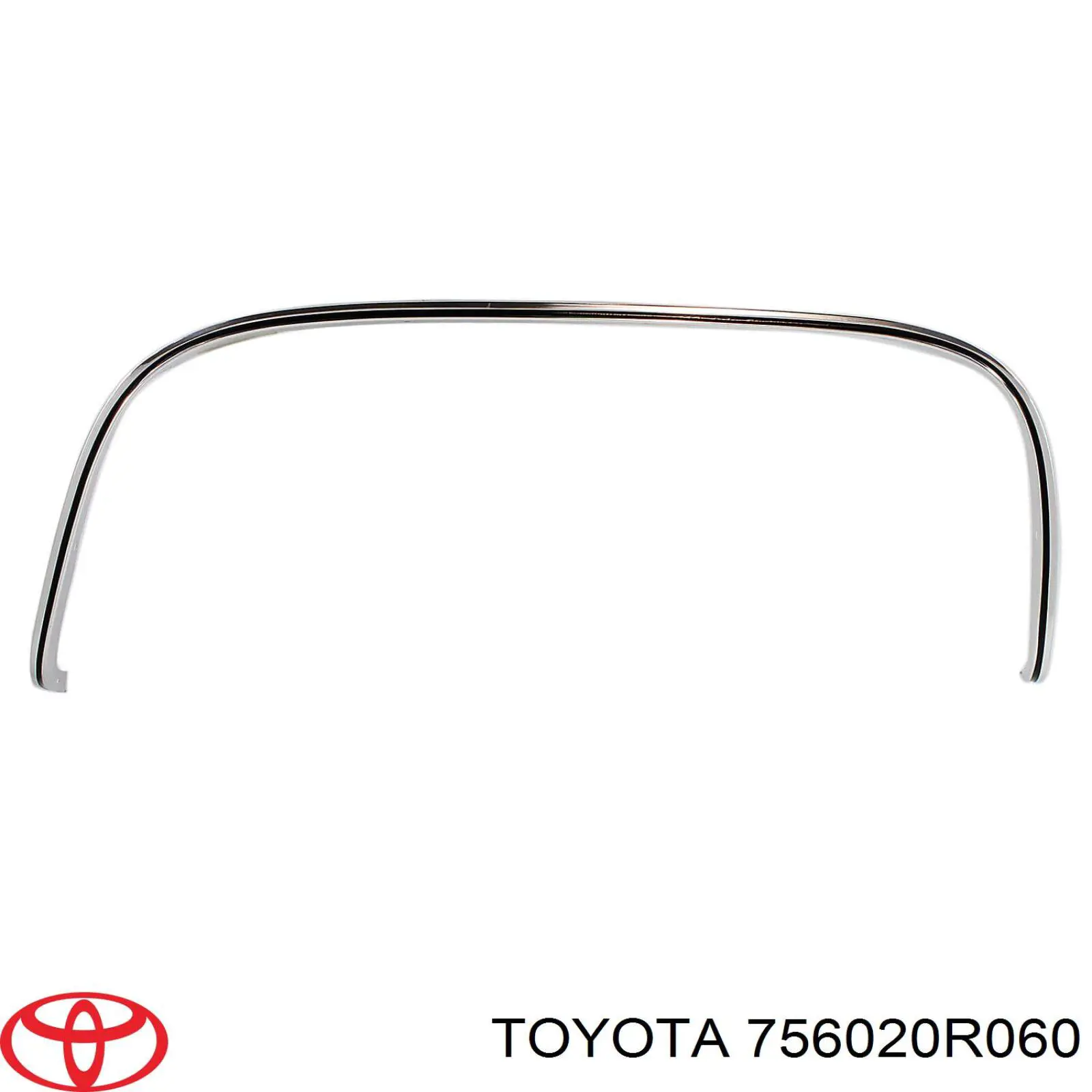 Expansor (placa sobreposta) de arco do pára-lama dianteiro esquerdo Toyota 756020R060 preço, a partir de 56,17 USD
