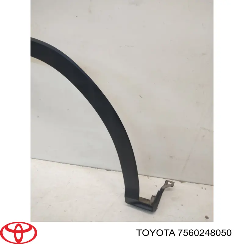 Compre 7560248050 Toyota Expansor (placa sobreposta) de arco do pára-lama dianteiro esquerdo