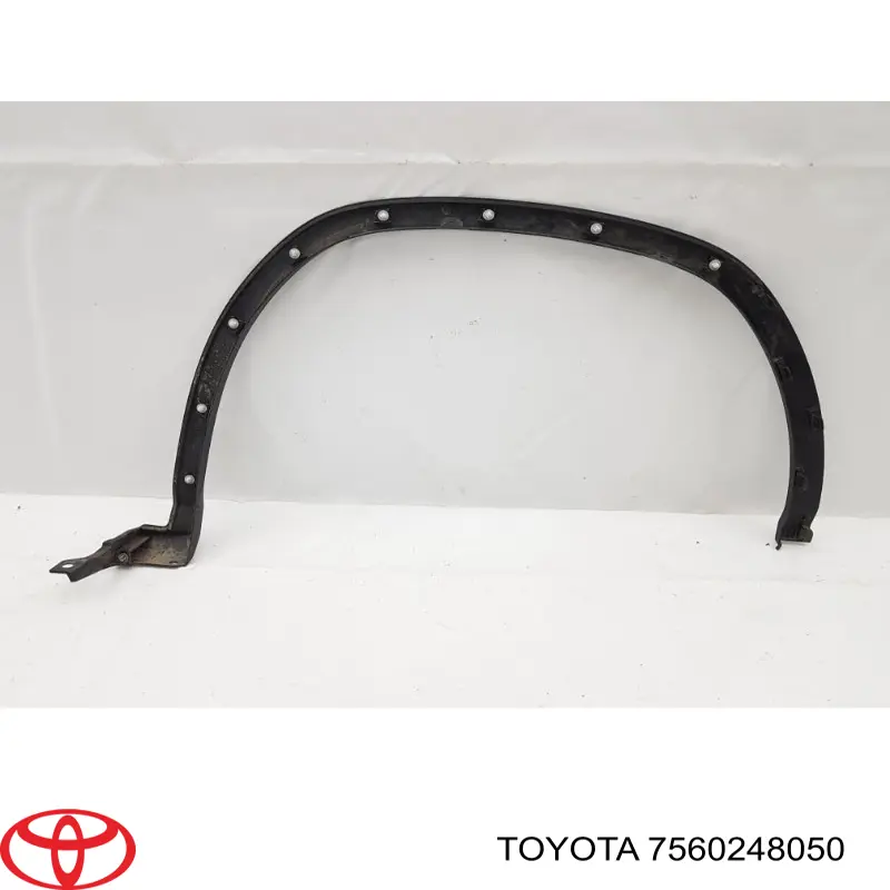 Compre 7560248050 Toyota Expansor (placa sobreposta) de arco do pára-lama dianteiro esquerdo