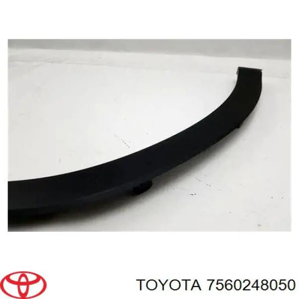 7560248050 Toyota Expansor (placa sobreposta) de arco do pára-lama dianteiro esquerdo