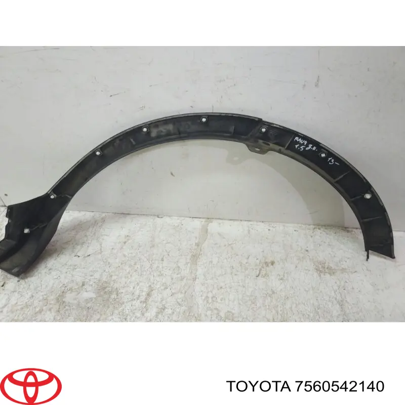 Compre 7560542140 Toyota Moldura do pára-lama traseiro direito