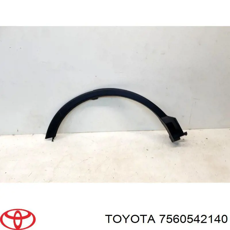 7560542140 Toyota Moldura do pára-lama traseiro direito