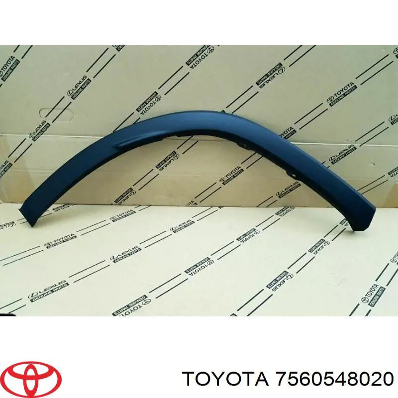 756050E010 Toyota Moldura do pára-lama traseiro direito