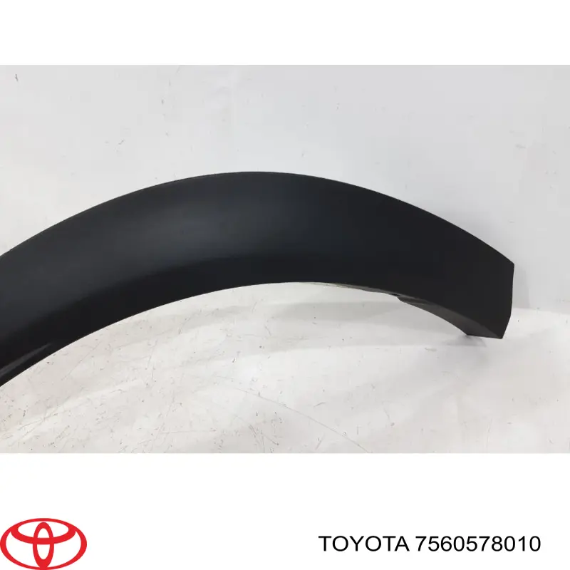 Compre 7560578010 Toyota Expansor direito (placa sobreposta) de arco do pára-lama traseiro