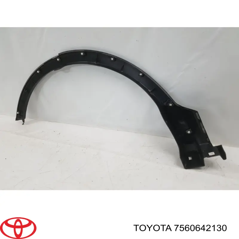 Expansor esquerdo (placa sobreposta) de arco do pára-lama traseiro Toyota 7560642130 preço, a partir de 76,62 USD