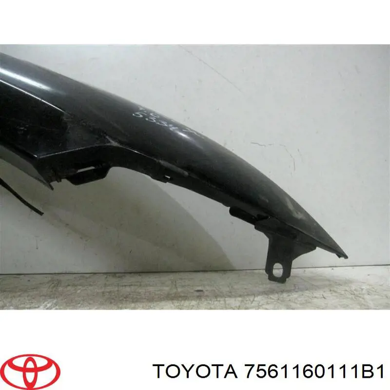 Expansor (placa sobreposta) de arco do pára-lama dianteiro direito Toyota 7561160111B1 preço, a partir de 326,89 USD