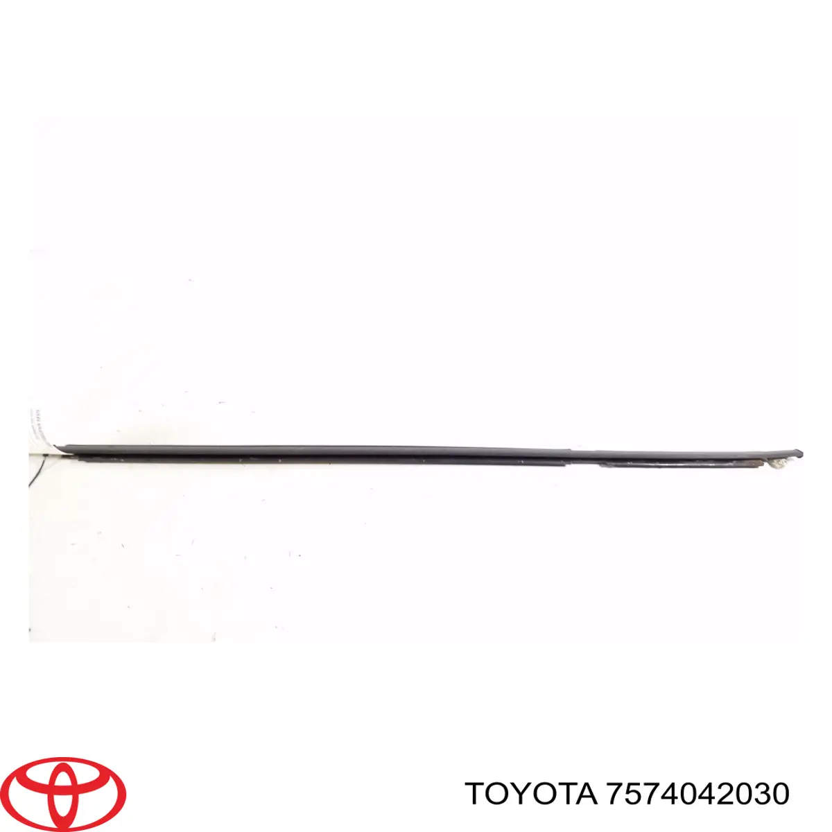 Moldura de vidro deslizante da porta traseira esquerda Toyota 7574042031 preço, a partir de 44,61 USD