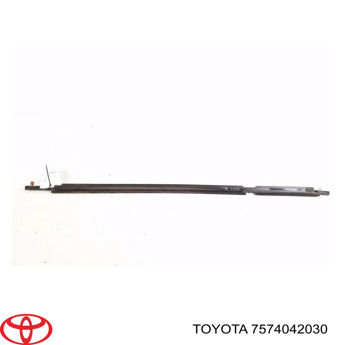 Moldura de vidro deslizante da porta traseira esquerda Toyota 7574042030 preço, a partir de 63,70 USD