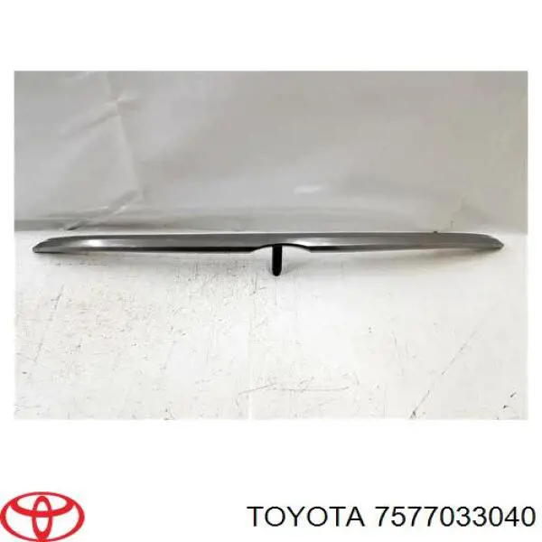 7577033040 Toyota Moldura da capota