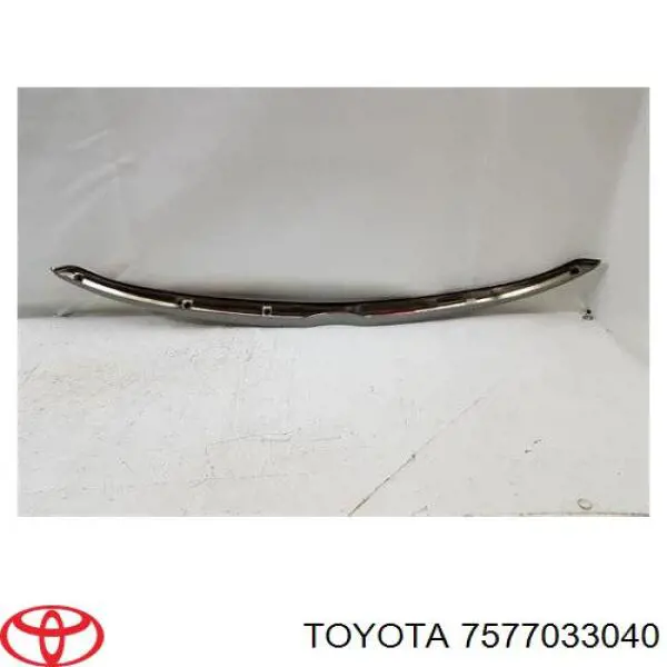 7577033050 Toyota Moldura da capota