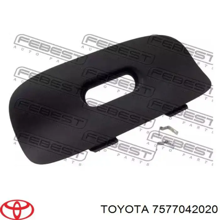 Moldura da capota Toyota 7577042020 preço, a partir de 108,57 USD