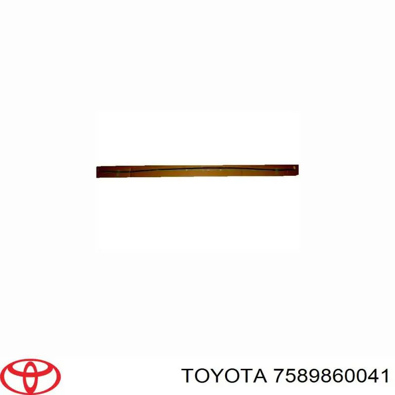 7589860041 Toyota Cápsula (prendedor) de fixação do forro do pára-choque do pára-lama dianteiro