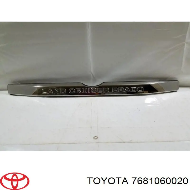 Placa sobreposta de tampa de porta-malas Toyota 7681060020 preço, a partir de 125,81 USD