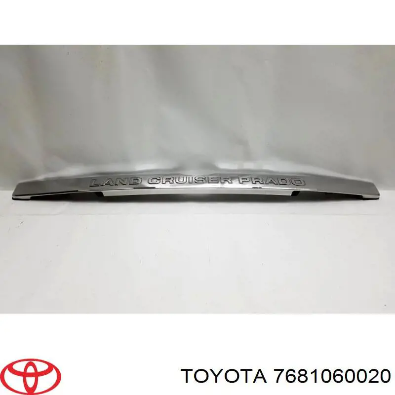 Compre 7681060020 Toyota Placa sobreposta de tampa de porta-malas