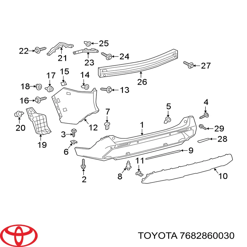 7682860030 Toyota 