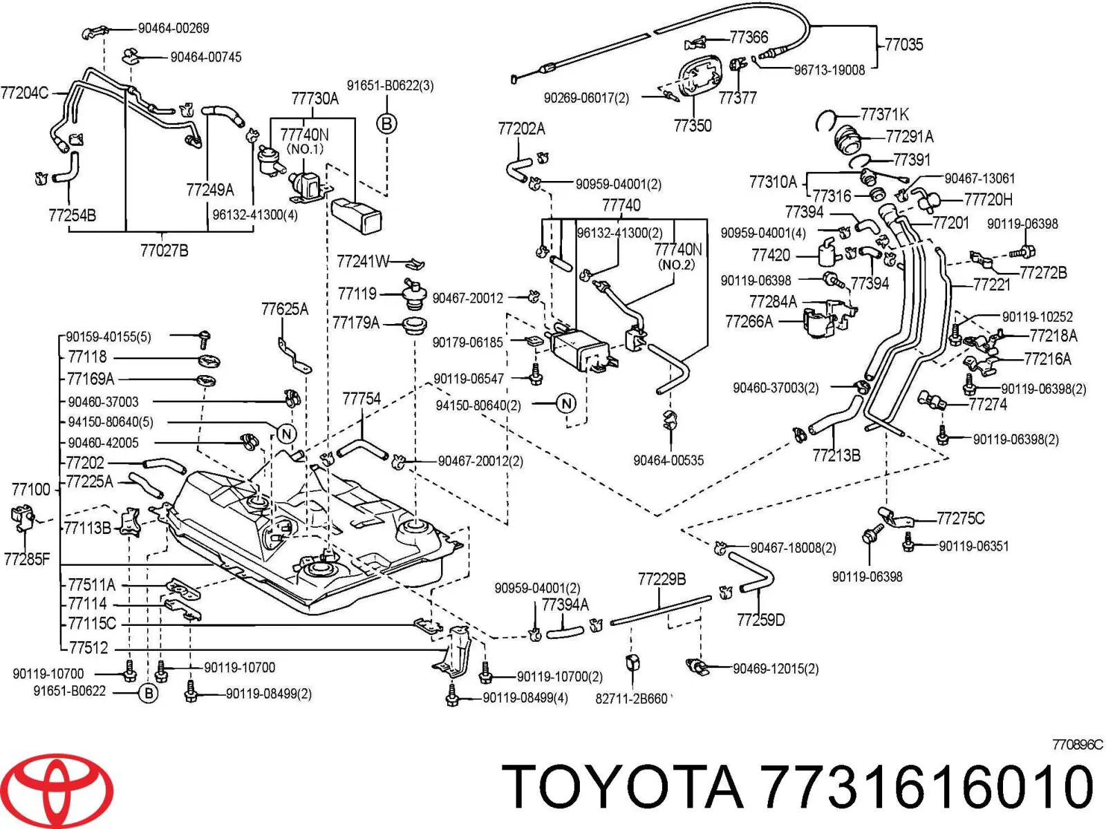  Toyota 7731616010 preço, a partir de 27,71 USD