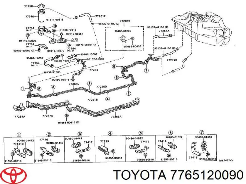 7765120090 Toyota 