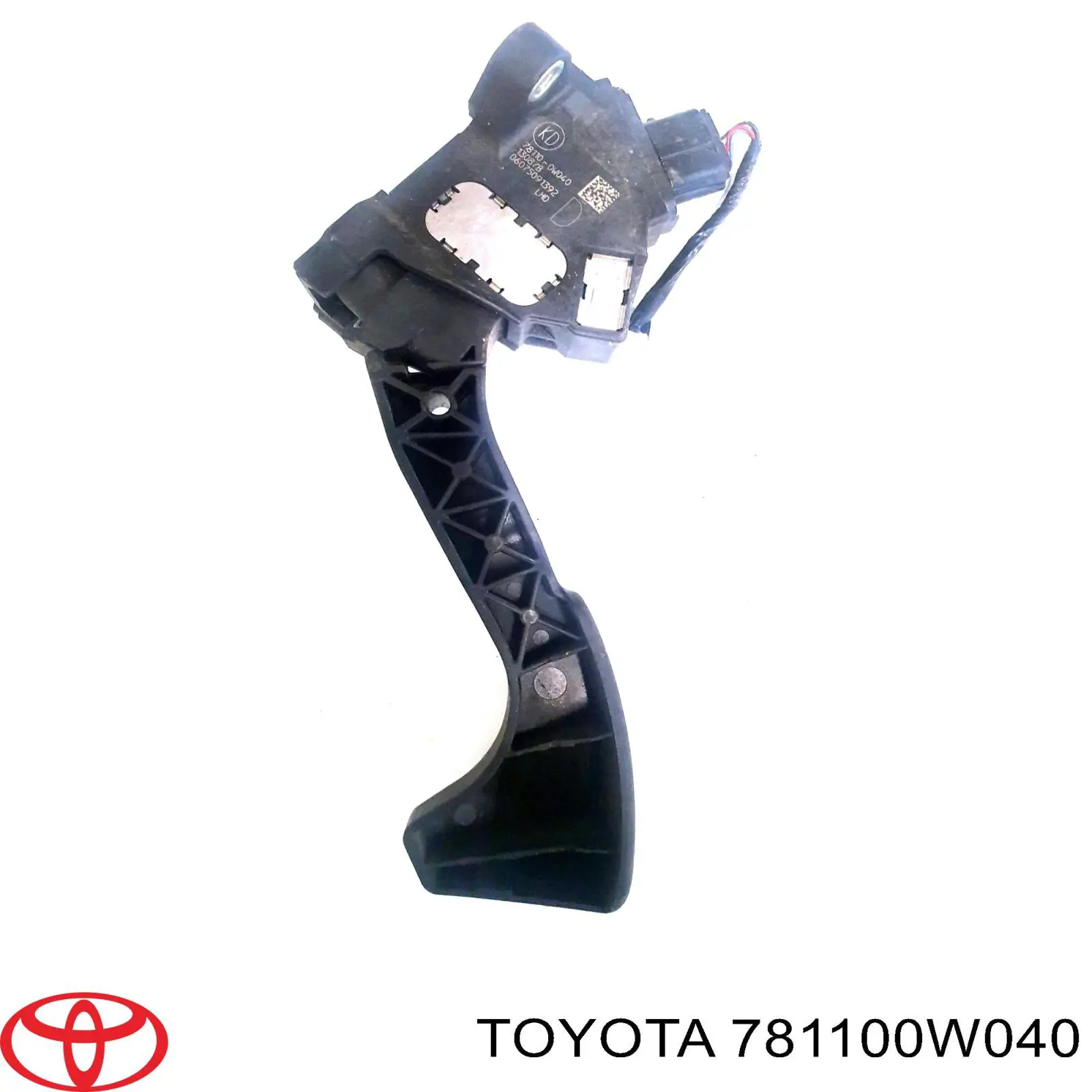 781100W040 Toyota Pedal de gás (de acelerador)