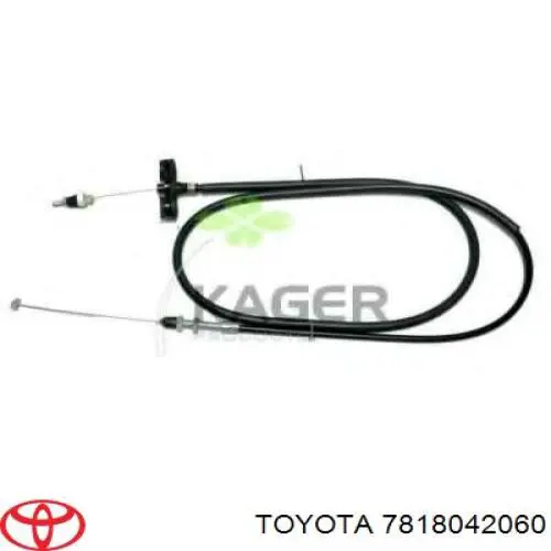 Cabo/pedal de gás (de acelerador) Toyota 7818042060 preço, a partir de 16,19 USD