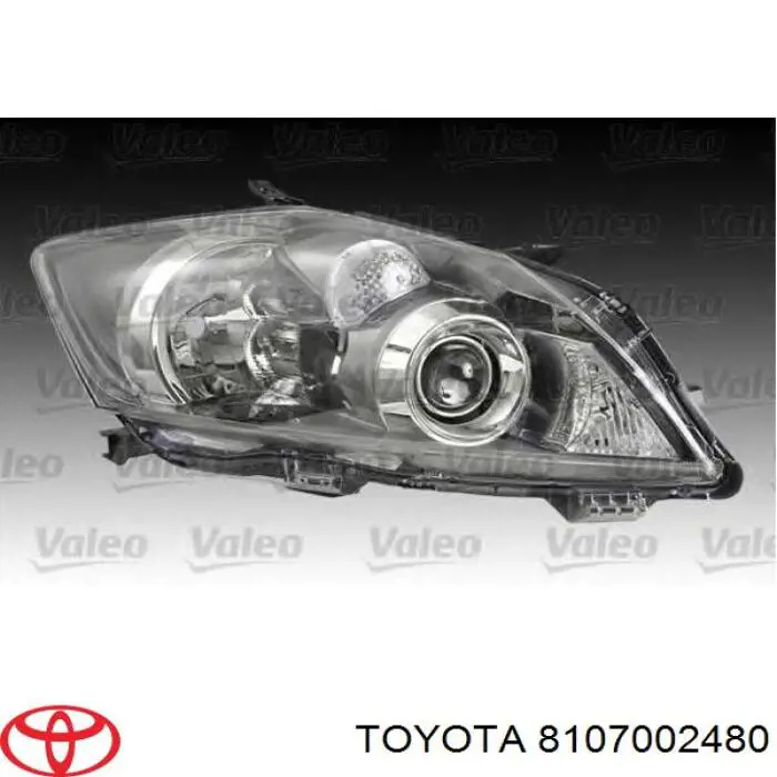 Luz esquerda Toyota 8107002480 preço, a partir de 214,87 USD