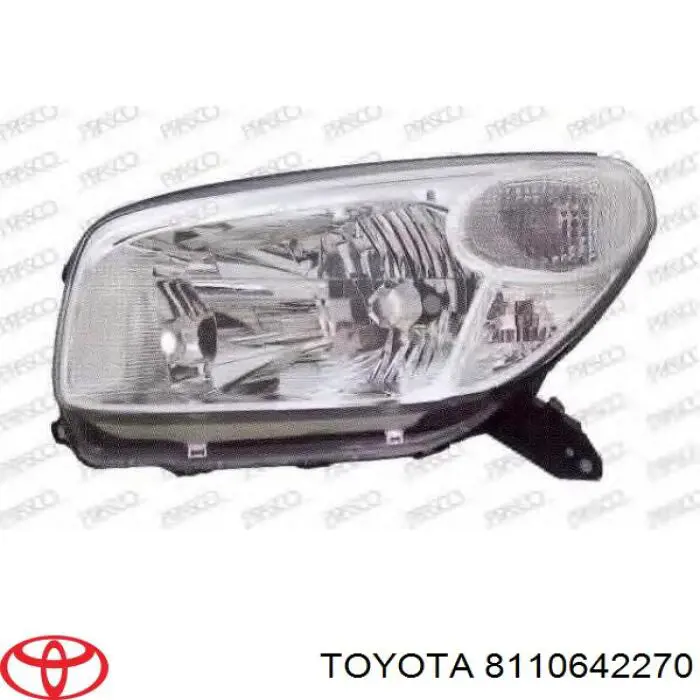 Luz esquerda Toyota 8110642270 preço, a partir de 139,61 USD