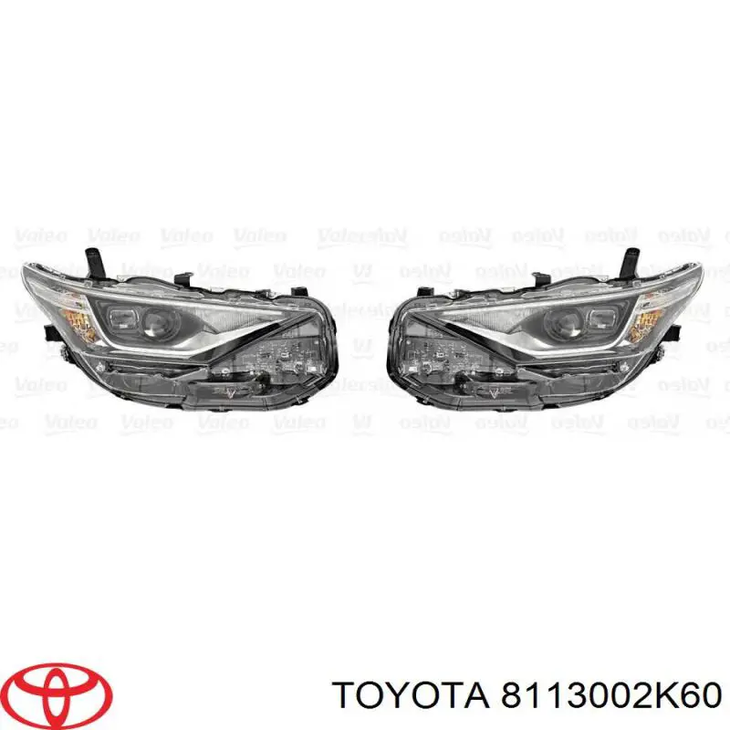 8113002K60 Toyota Luz direita