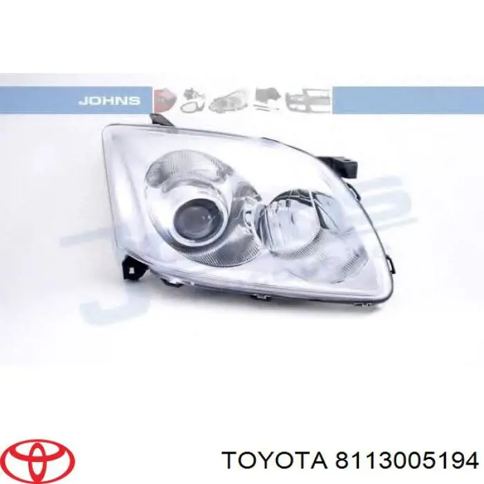 Luz direita Toyota 8113005194 preço, a partir de 132,73 USD