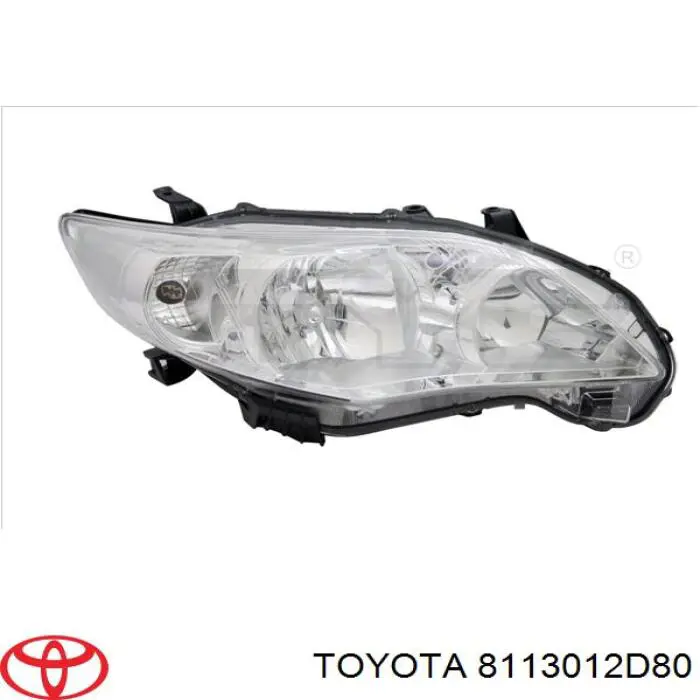 8113012D80 Toyota Luz direita