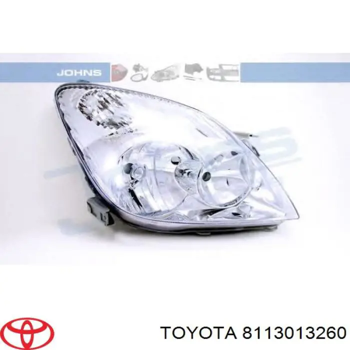 8113013260 Toyota Luz direita